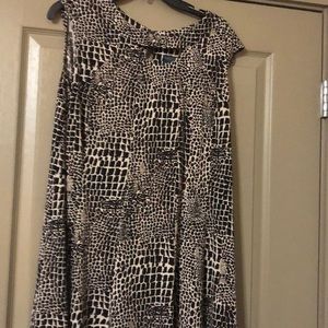 Dress and Jacket Set, brown/beige